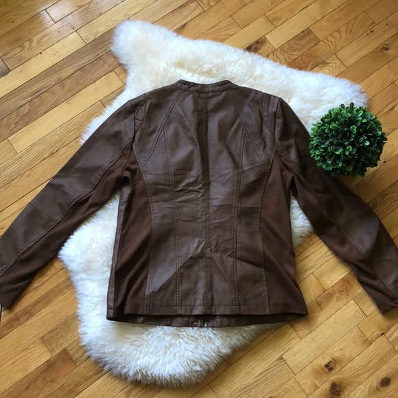 SHELBY COLLECTION caramel women’s jacket size L. - Picture 5 of 13